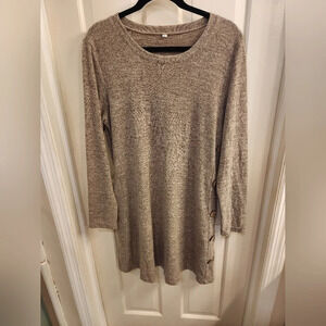 Gray lightweight sweater dress size lg